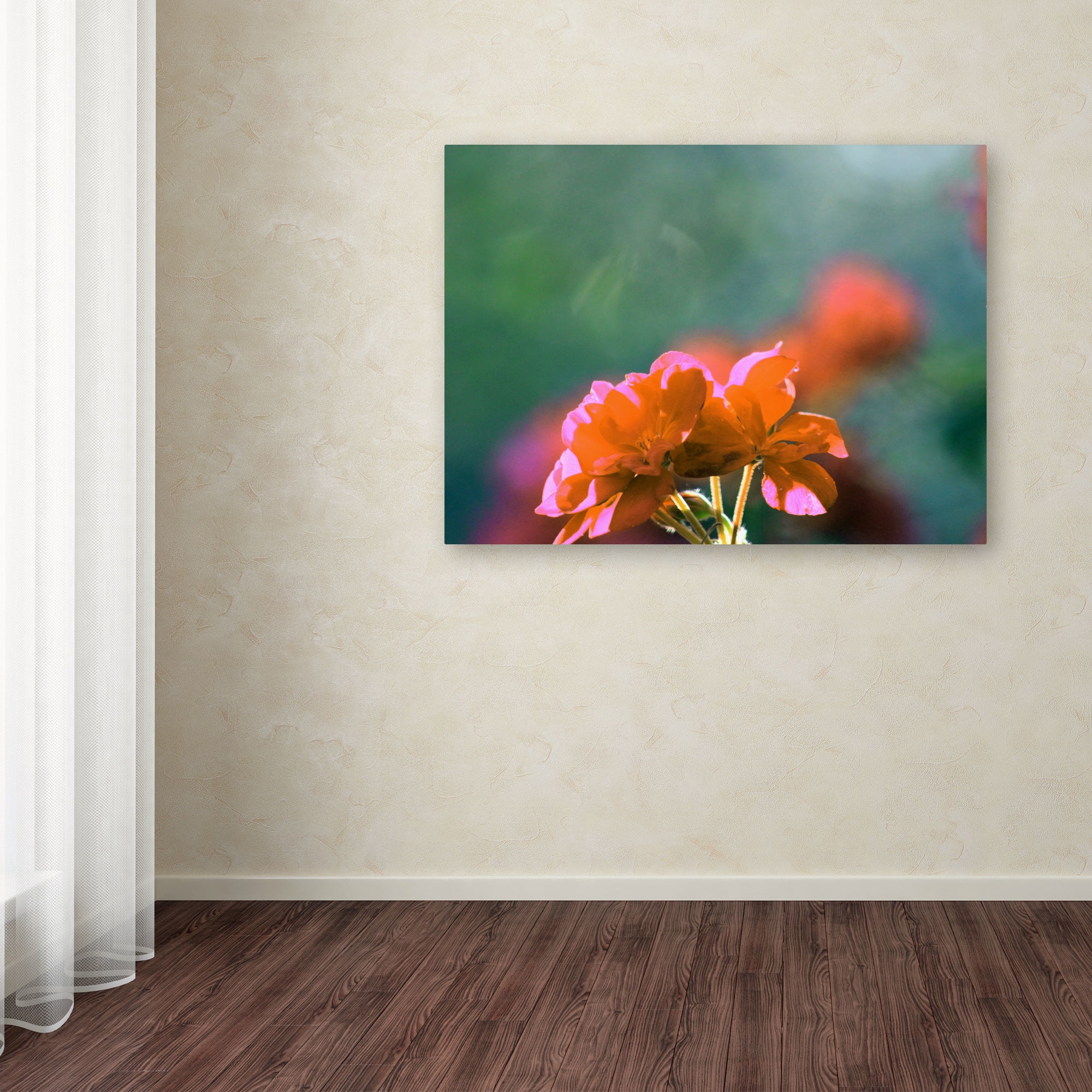 Trademark Fine Art "Flowers & Sun" Canvas Wall Art by Patty Tuggle