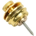 thumbnail image 4 of 4Pzs Cerradura de Correa de Guitarra Antideslizante Hebilla de Cinturones de Guitarra Hilo de Boton para Acustica Electrica Bajo Piezas de Correa de Guitarra Accesorios-Oro, 4 of 5
