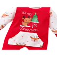 thumbnail image 4 of Combinaison Imprimée de Noël Unisexe pour Bébé à Manches Longues avec Capuchon, 4 of 8