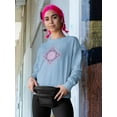 thumbnail image 2 of Colorful Indian Ornament Design Sweatshirt Women -Image by Shutterstock, Female Large, 2 of 4