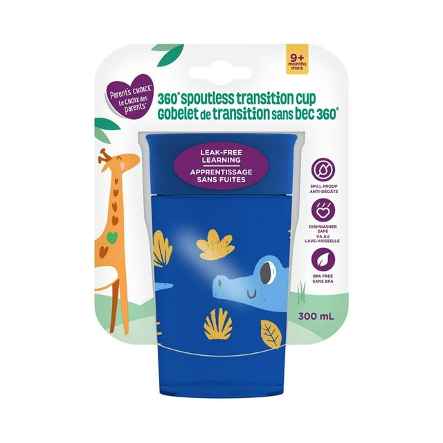 Parent’s Choice 360° Spoutless Transition Cup, 9 months+, 300 ml