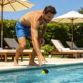 thumbnail image 6 of Water Sport Bouncing Ball, Inflatable PVC Pool Beach High Bounce Water T'oy for K'ids Adults Outdoor Swimming Pool Family Game Yellow, 6 of 6