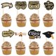 thumbnail image 1 of Mini Graduation Cap Food Picks Graduation Cake Toppers 2021 Class 2021 Cupcake Picks Grad Cap Graduation Cake Toppers, 1 of 2