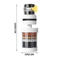 thumbnail image 4 of Dvkptbk Water Filters Faucet Filter Household Tap Water Purifier Kitchen Faucet Filter Nozzle Extension Purifier Kitchen Accessories, 4 of 4