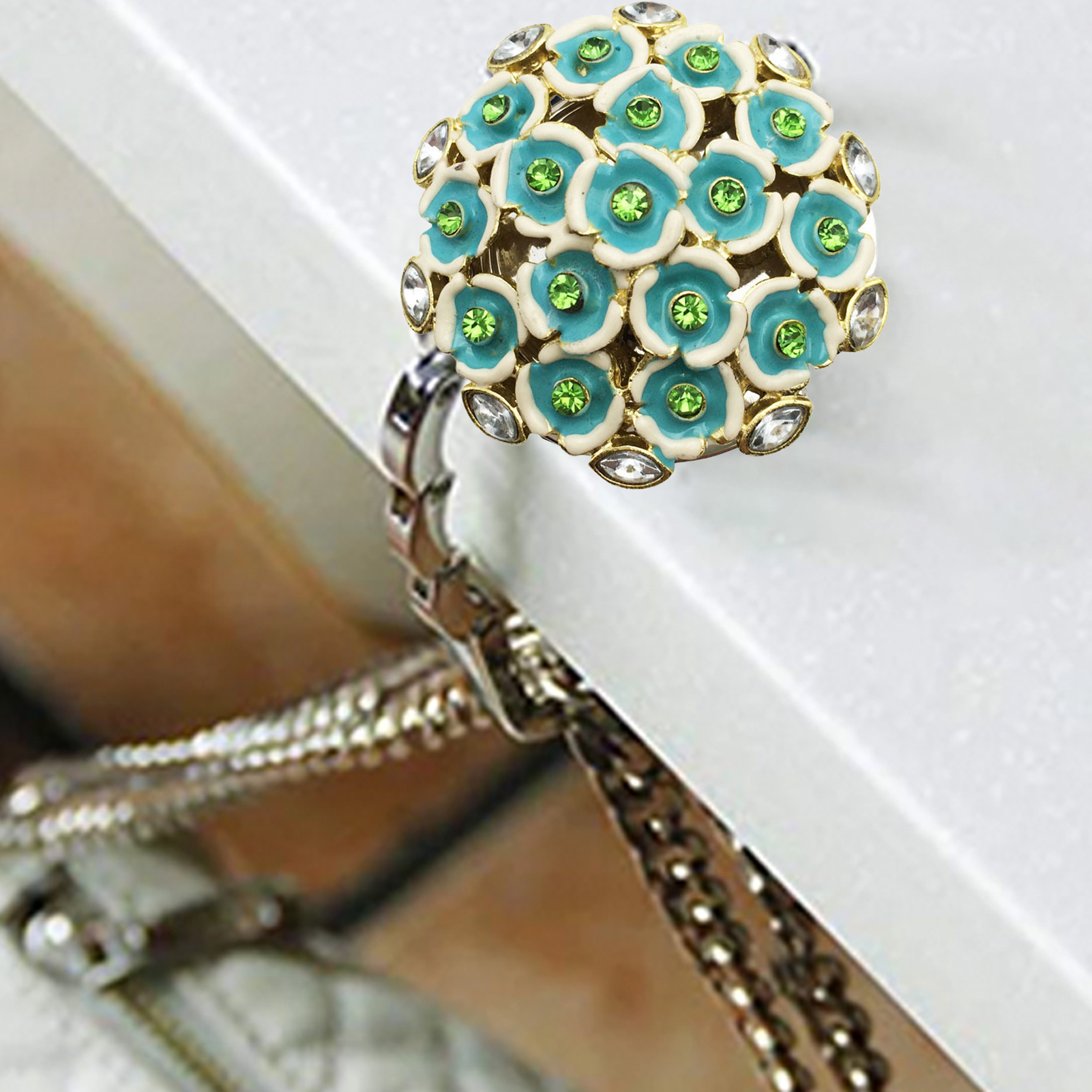 handbag holders for tables