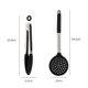 thumbnail image 2 of Utensilios de cocina resistentes al calor, utensilios de silicona inoxidable fijados para utensilios de cocina antiadherentes, aptos para lavavajillas, 2 of 5