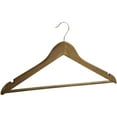 thumbnail image 4 of MAINSTAYS 5 Pieces Walnut Color Wood Hanger, 4 of 4