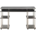 thumbnail image 1 of Pemberly Row Bureau d'Écriture Moderne, Fini Bois Gris Charbon, 1 of 6