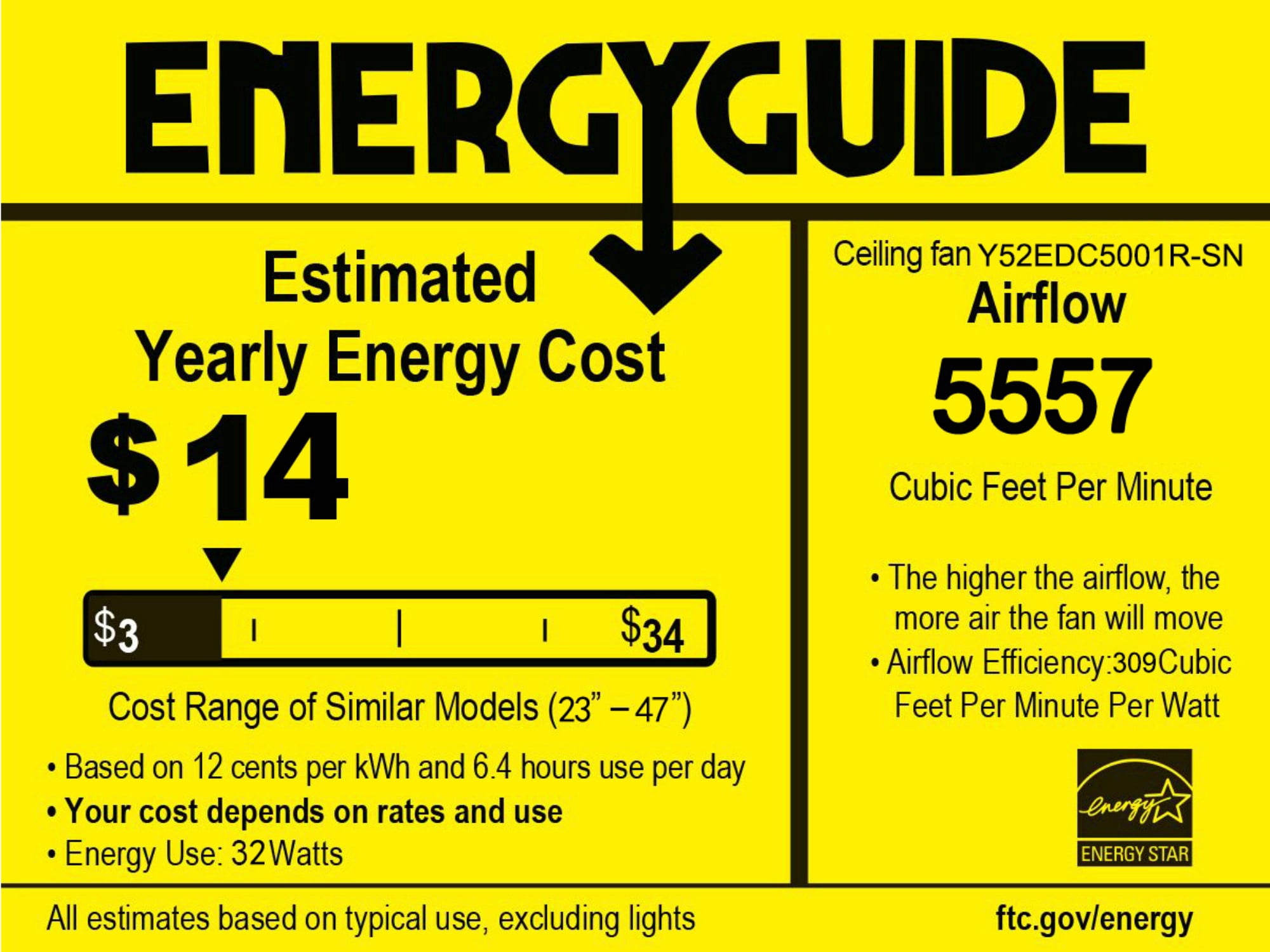 BOFANG 52" Ultra Quiet Ceiling Fan for Bedroom & Living Room,Wood Blades, Remote Light,Nickel