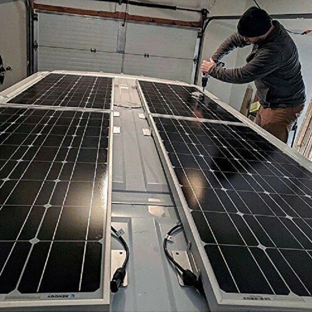 CHZIMADE 16 Units Solar Panel mounting z Brackets, RV Solar Panel mounting Brackets for Solar Panel, Supporting for RV, Roof, Boat, Off-Grid
