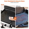 thumbnail image 6 of Tcisa 2 Burner Propane Gas Griddle with Standing Cart, Flat Top Grill with Hood for Camping, Tailgating, Backyard, 6 of 8