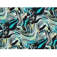 thumbnail image 2 of Zelouf Zebra Print On Charmeuse  , Sewing, DIY, Crafts Fabric by the Yard, Mint Wave, 5 Yard, 2 of 2