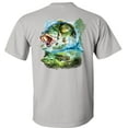 thumbnail image 2 of Fair Game Bucket Mouth Bass T-Shirt-Ice Grey-S, 2 of 5
