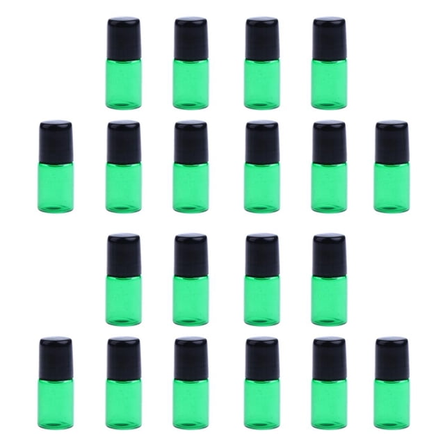20 piezas mini rollo de vacío recargable shamjiam en tapas de aceite esencial 1 ml
