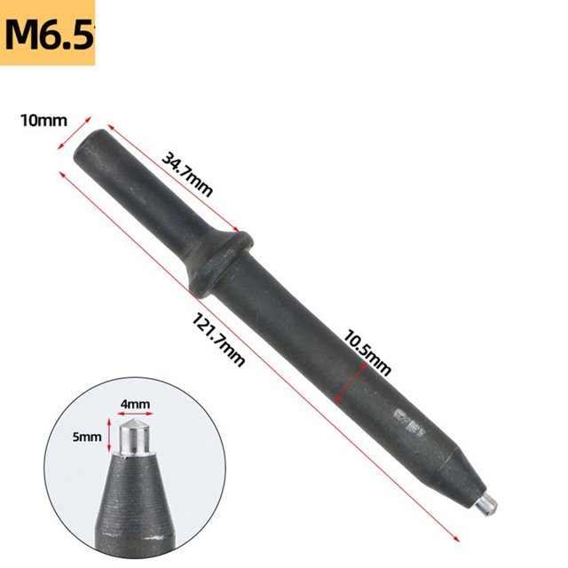 Ensemble d'Outils de Rivetage Pneumatique avec Durabilité Améliorée pour Amateurs de Bricolage M6.5