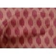 thumbnail image 4 of oneOone Cotton Poplin Dusty Rose Fabric Geometric Line Ikat Sewing Material Print Fabric By The Yard 56 Inch Wide, 4 of 4