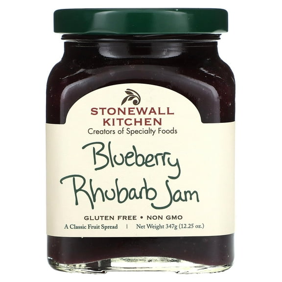 Stonewall Kitchen Blueberry Rhubarb Jam, 12.25 oz (347 g)