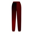thumbnail image 4 of Stamzod Womens Pants Casual Loose Drawstring Sweatpants Fashion Gradient Pritning Elastic Waist Long Pants Loungewear Athletic Pants for Women with Pocket Red C S, 4 of 5