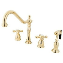 Kingston Brass KB1792AXBS Heritage 8 Inch to 16 Inch Wide Spread Polished Brass