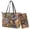 Bee Boho Mandala Flower, variant on TSOVTHRID Hummingbird Cherry Blossom Print Tote Bag with Purse Lightweight Leather Handbag and Wallet Set for Women Waterproof Totes Top Handle Handbag with Matching Purse,