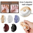 thumbnail image 1 of Electric Nail Clipper Polisher with LED Light 2-Speed Rechargeable 2-In-1 Automatic Fingernail File Baby Kids Adults Seniors Manicure Trimmer, 1 of 8