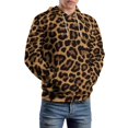 thumbnail image 5 of Animal Print Men's Women Vintage 3D Hooded Sweatshirt - All-Season Loose Fit Streetwear, 5 of 6