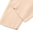 thumbnail image 5 of CPNG Children's Boys Girls Thermal Underwear Autumn Winter Base Layer Round Neck Heated Autumn Clothes and Long Trousers Set(Light Yellow,18-24 Months), 5 of 5