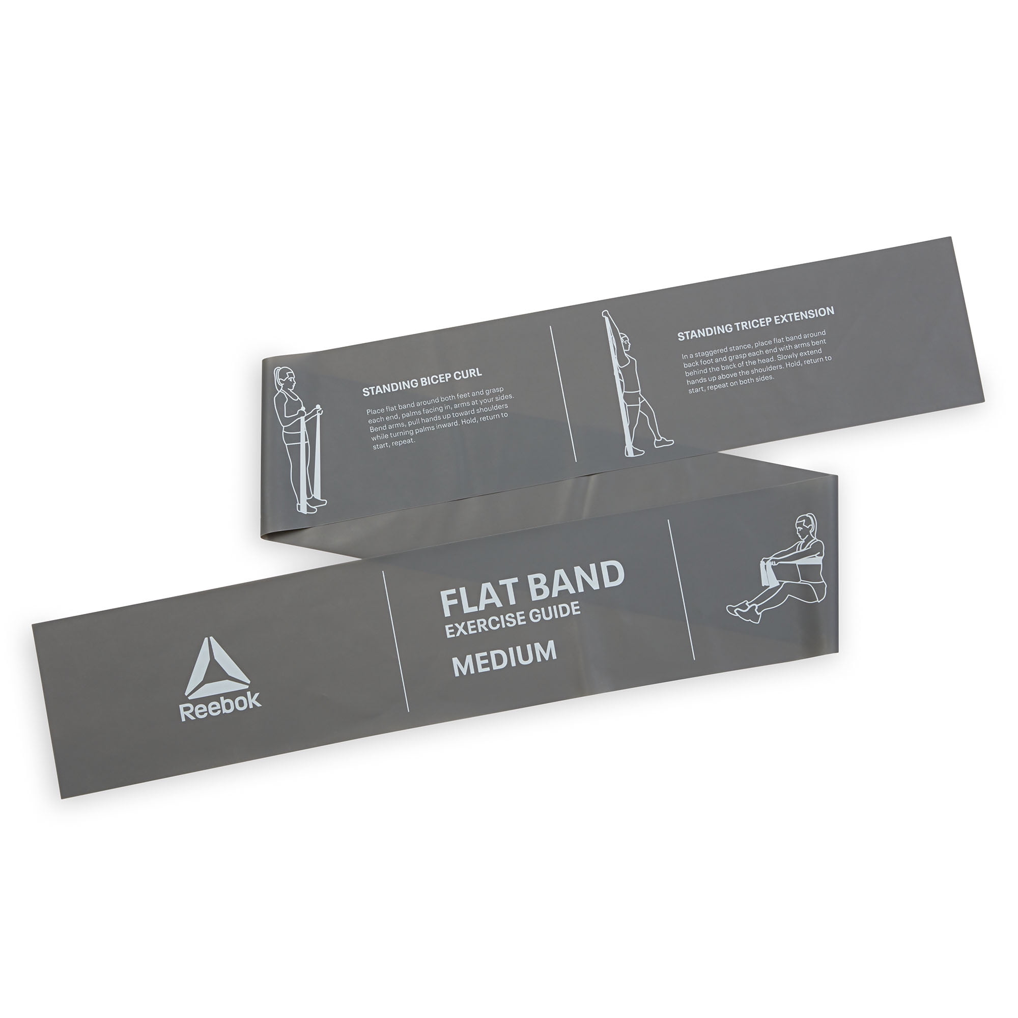 Reebok Delta Flat Band 3 Pack, Light, Medium and Heavy