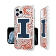 thumbnail image 4 of Illinois Fighting Illini iPhone Paisley Design Clear Case, 4 of 7