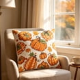 thumbnail image 4 of Pumpkin Pillow Covers 18x18 Double Sided Print Fall Decor Cushion Covers for Sofa Thanksgiving Home Decor by OVFUIZ, 4 of 6