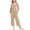01#Khaki, variant on Girls Casual Sleeveless Jumpsuits Spaghetti Strap Loose Overalls Rompers Long Pants With Pocket Summer Clothes