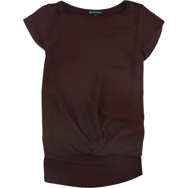 INC Blusa sin mangas para mujer, color rojo, grande
