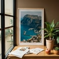 thumbnail image 6 of Capri Views 03 - Capri Campania Italy Photography Harbor Coast Seaside Mediterranean Scenic Tropical Travel Poster Oak Framed Wall Art Print 12 x 18 inches, 6 of 59