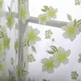 thumbnail image 5 of Bouanq Peony Sheer Curtains Tulle Window Treatment Voile Drape Valance 1 Panel Fabric Living Room Bedroom Curtains Home Deco Curtain Peony Sheer Curtain Tulle, 5 of 7