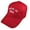 Red, variant on Trenz Shirt Company 60th Birthday Gift 'Made in 1956' White Embroidery Adjustable Fastening Strap Back Hat-Red
