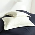 thumbnail image 3 of Flxxie Washed Cotton Pillow Sham Set of 2 Soft Handfeeling and Vintage Teature, Standard, White, 3 of 5