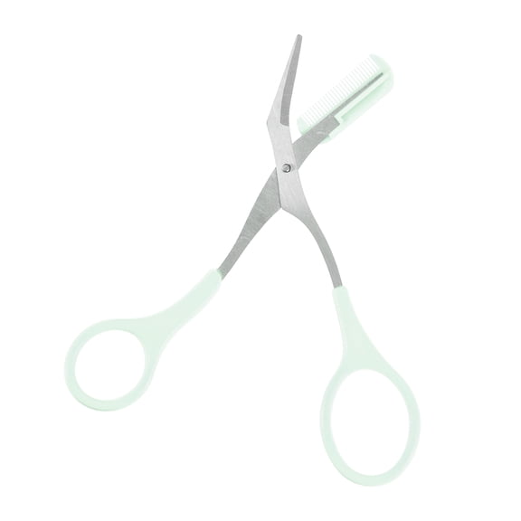 Vocoste Eyebrow Trimmer Scissors with Comb Stainless Steel Eyebrow Trimmer Green 5.03"x2.05"