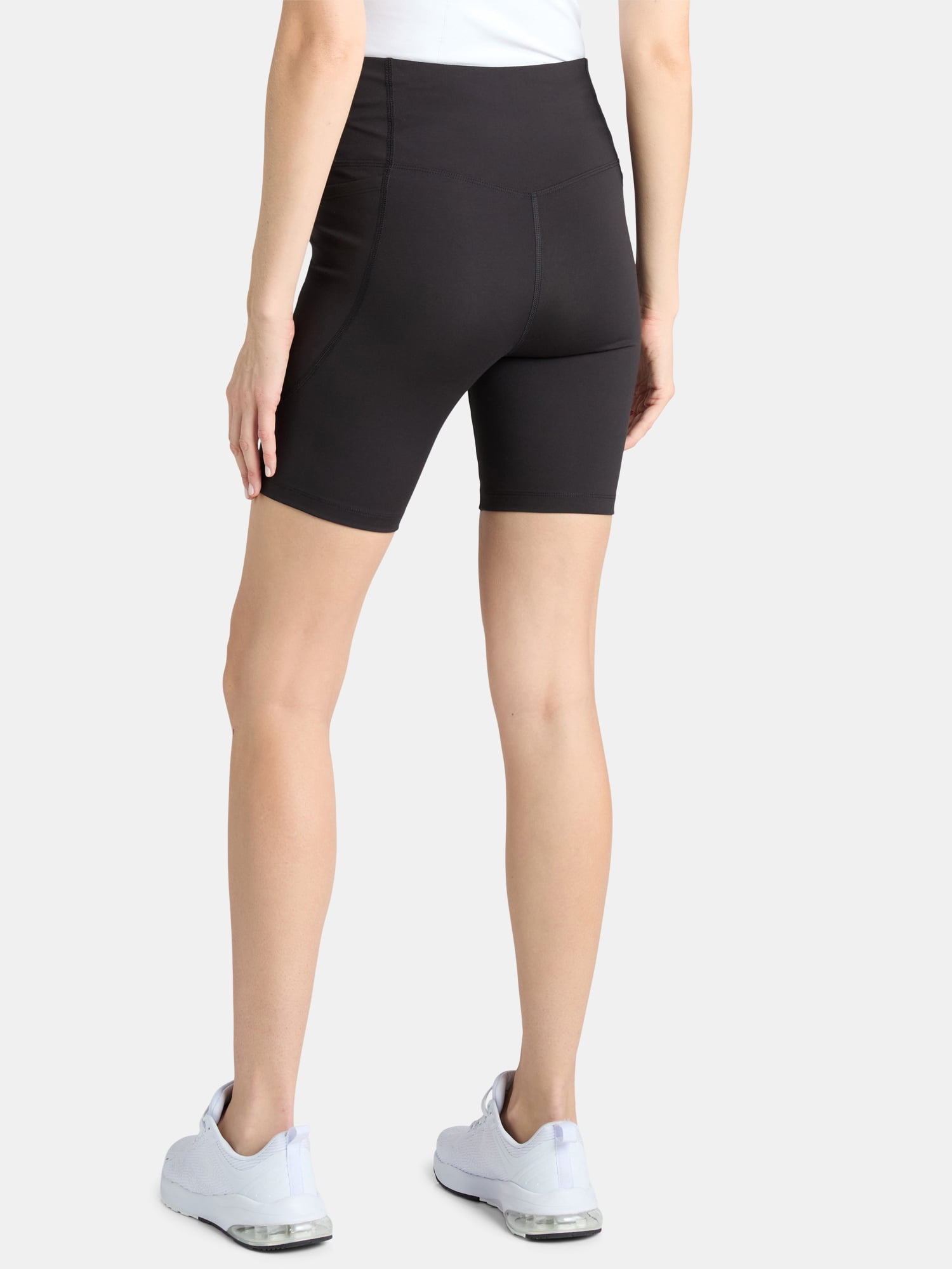 Athletic Works Women's and Women's Plus High Rise Bike Shorts, Size XS-4X