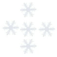 thumbnail image 1 of 100pc Metallic Christmas Confetti Snowflake Decorations for Festive Home Holiday Party Celebration 100PCS, 1 of 3
