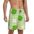 thumbnail image 2 of Easygdp St Patrick's Day11 Men's Short Pajama Pants, Sleep Shorts, Household Pants, Casual Pants with Pockets - 3X-Large, 2 of 9