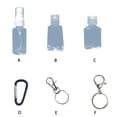 thumbnail image 4 of Yuarrent Botellas de viaje Contenedores portátiles fáciles de dispensar con buena hermeticidad Prácticos kits de desinfectante de manos Herramientas de Artesanía botella de anís 30 ml Yuarrent HA060051-03B, 4 of 6