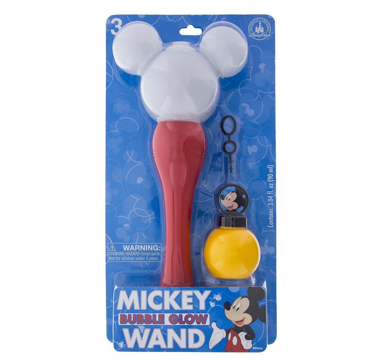 mickey mouse light up bubble wand