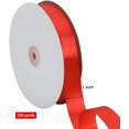 thumbnail image 2 of TONIFUL 1 Inch x 100yds Red Satin Ribbon Wide Solid Fabric Ribbons Roll for Valentine's Day Gift Wrapping Invitation Floral Bouquets Hair Crafts Sewing Wedding Popsicles New Year Eve Party Decoration, 2 of 6