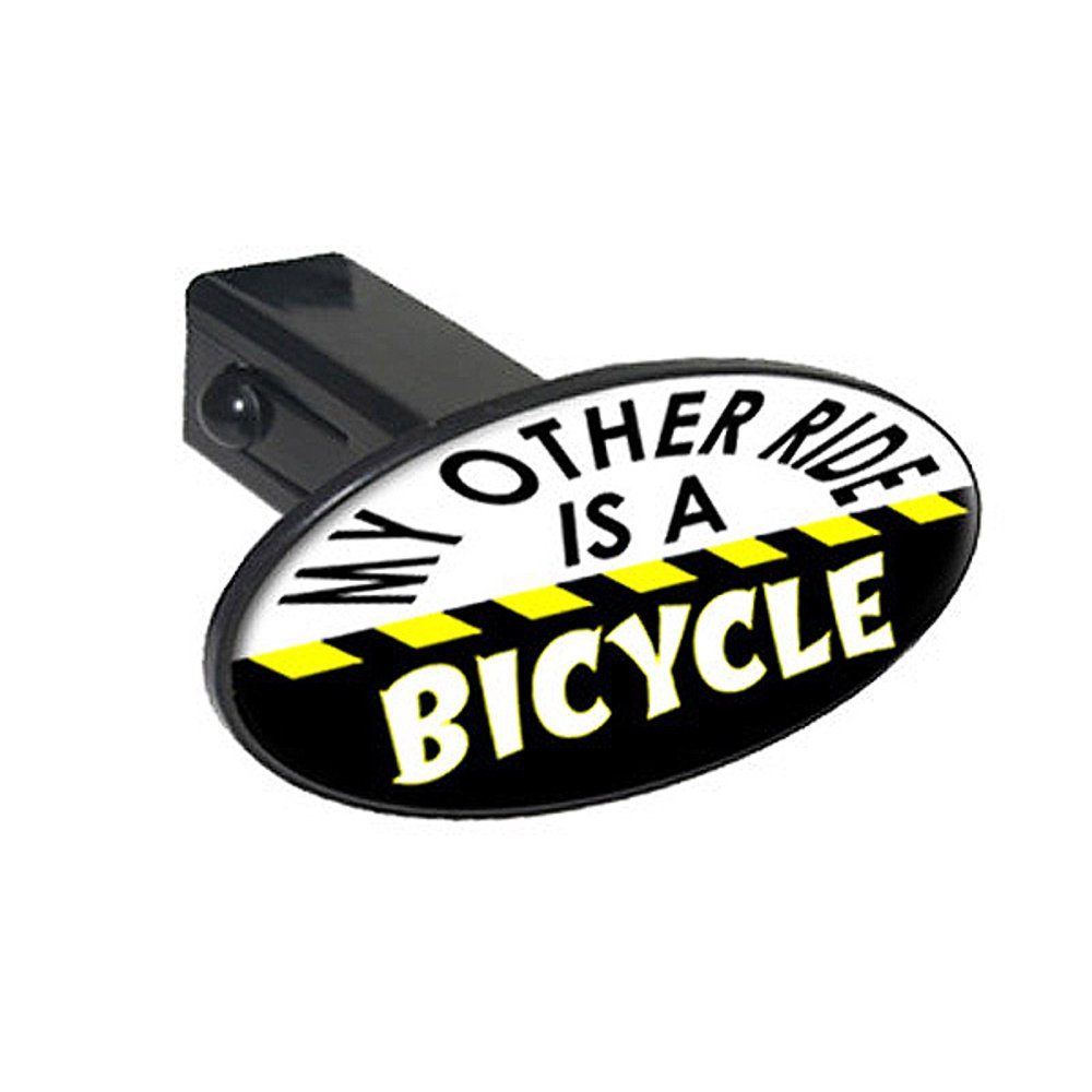 My Other Ride Is A Bicycle Oval Tow Hitch Cover
