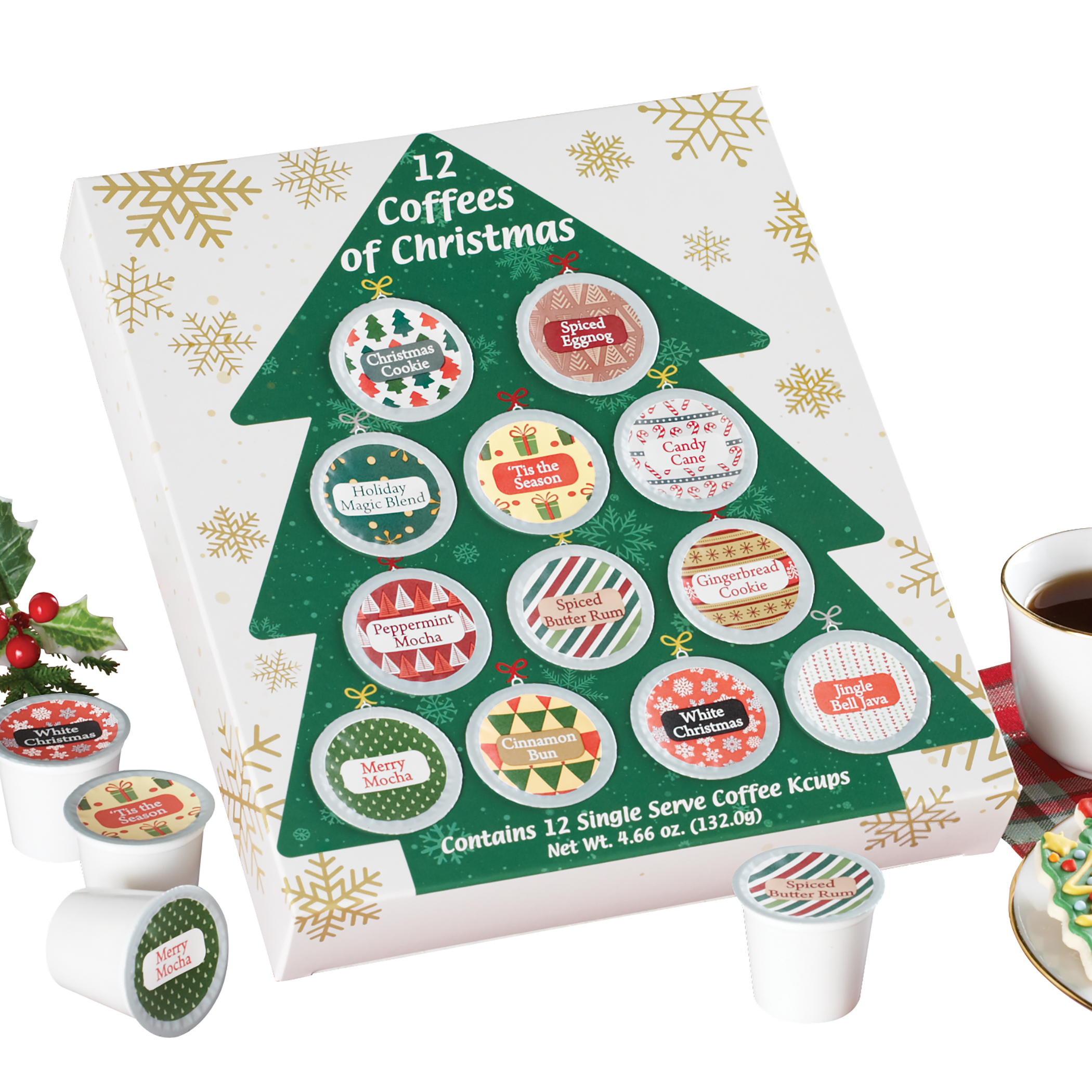 Holiday Season Christmas Tree Coffee K 