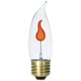 thumbnail image 1 of 03757 3W, Flicker Flame Light Bulb - Clear, 1 of 1