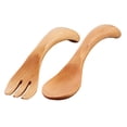 thumbnail image 1 of Shisuyan 1set Adorable Wooden Utensils Portable Fork And Spoon For Lightweight And Durable Tableware For Natural Finish, 1 of 8