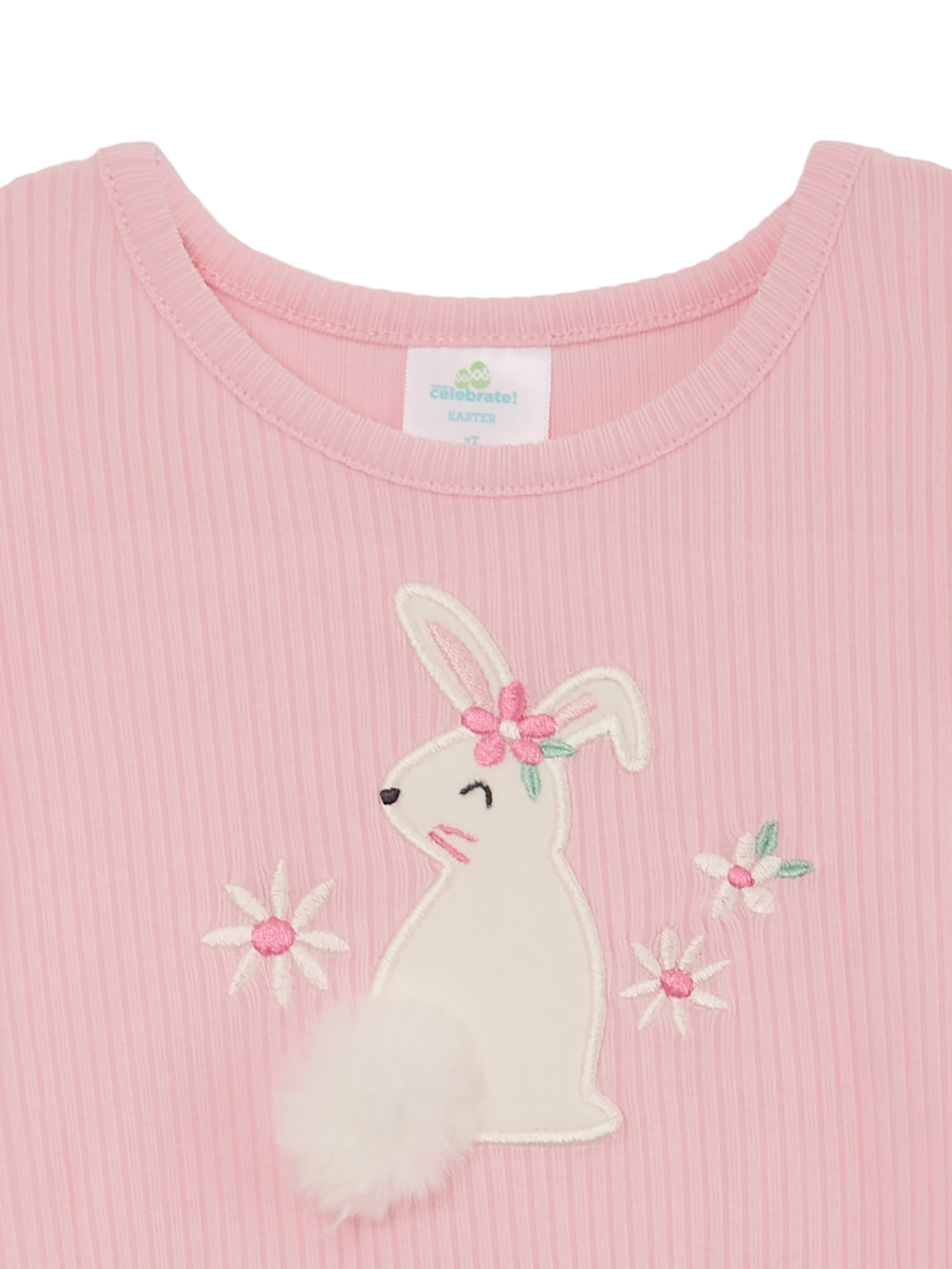 Way to Celebrate Toddler Girls Easter Tulle Tutu Dress, Sizes 12M-5T