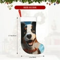 thumbnail image 4 of Disketp Playful Smile Cute Dog Christmas Stockings, Xmas Stocking for Family Holiday Season Décor, Personalized Holiday Indoor Decorations, 4 of 7