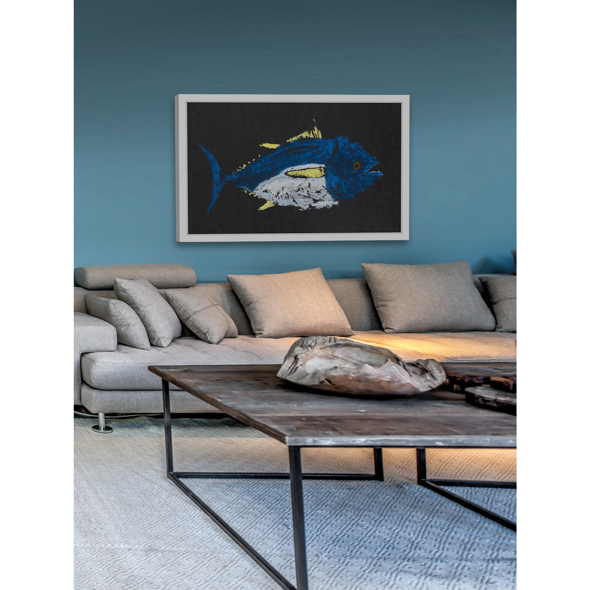 Marmont Hill "Yellowfin Tuna" by Warren Sellers Framed Painting Print